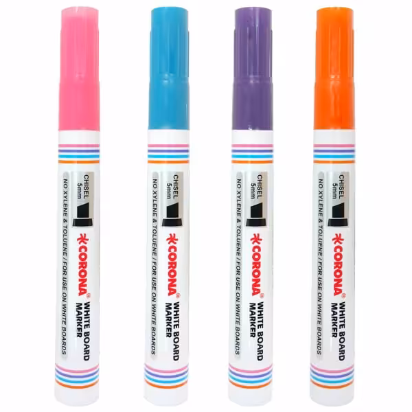 ماژیک وایت برد کرونا(بسته 4 عددی)