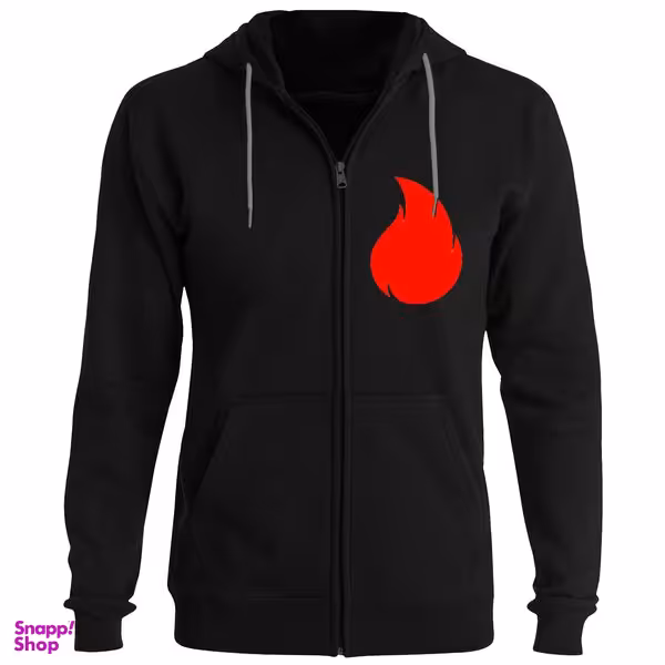 سویشرت پسرانه مدل شعله F25 رنگ مشکی