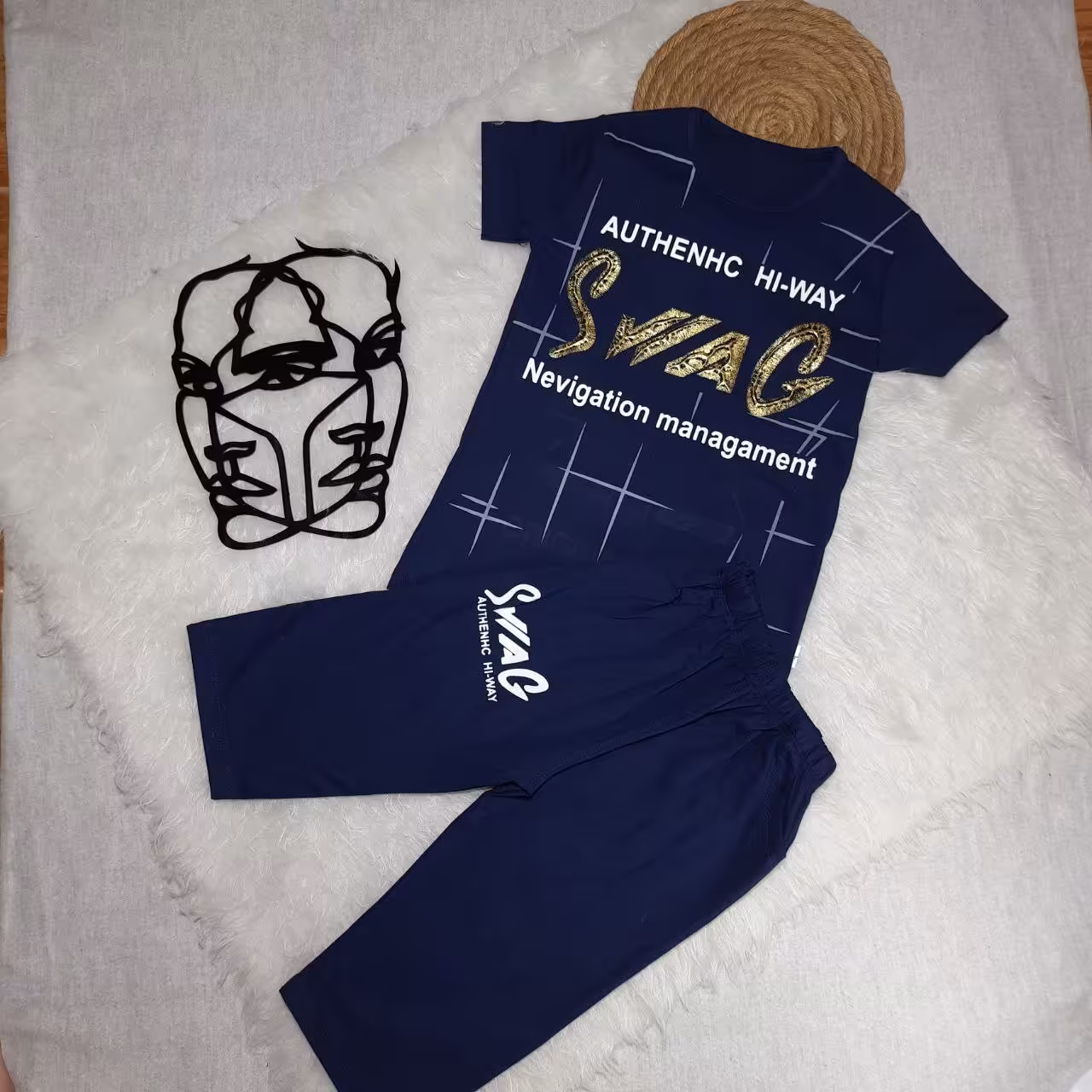 تیشرت شلوارک پسرانه لباس تابستانه سوپر نخ اعلا سایز 50 و 55