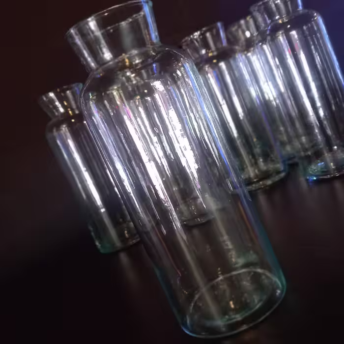 لیوان شفاف اسموتی
