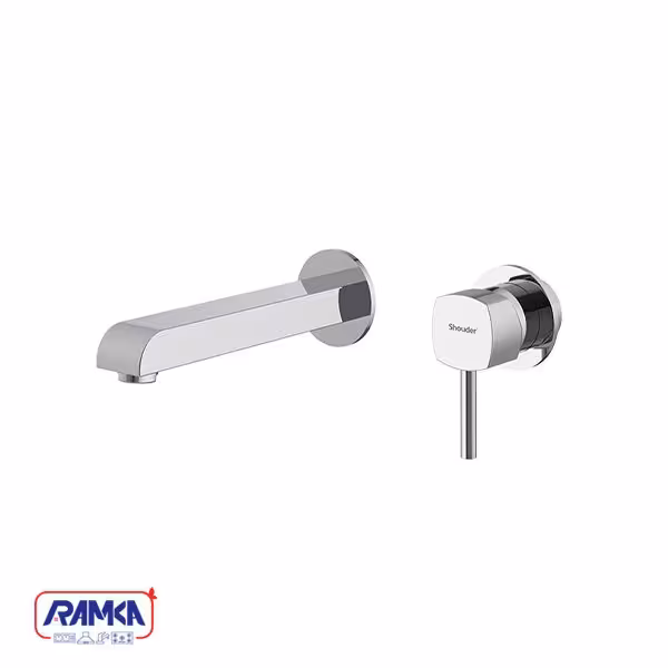 شیر روشویی توکار دو تکه شودر مدل رومر