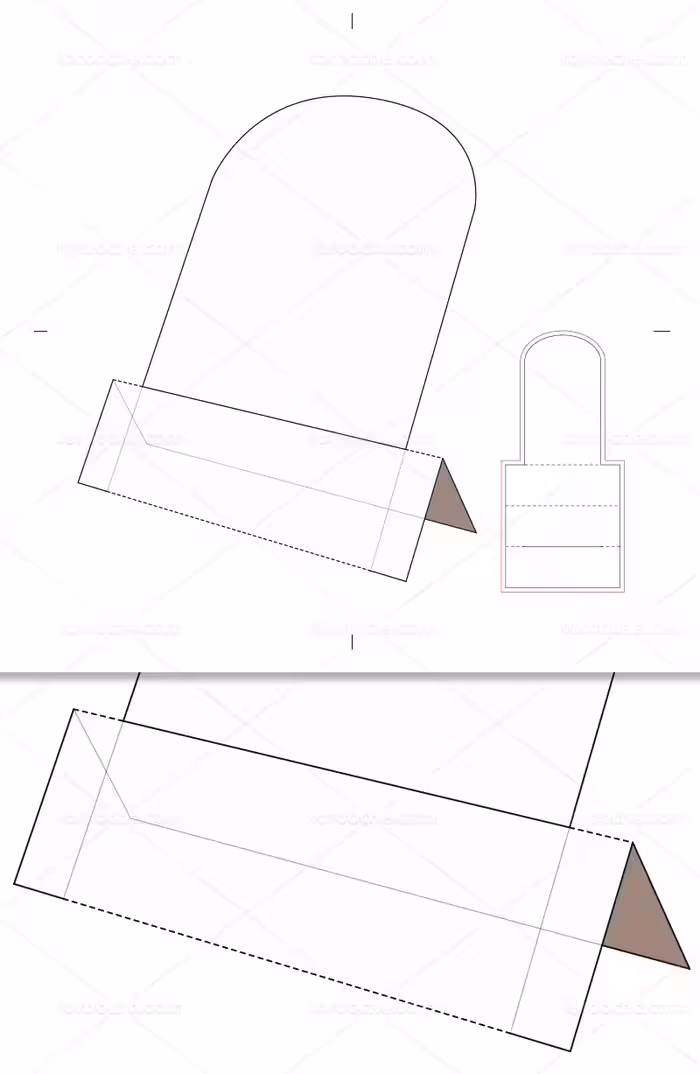 وکتور صفحه گسترده استند | گرافیک با طعم تربچه