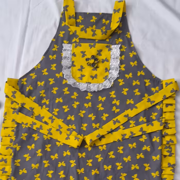 پیشبندآشپز خانه ی پیلی دار