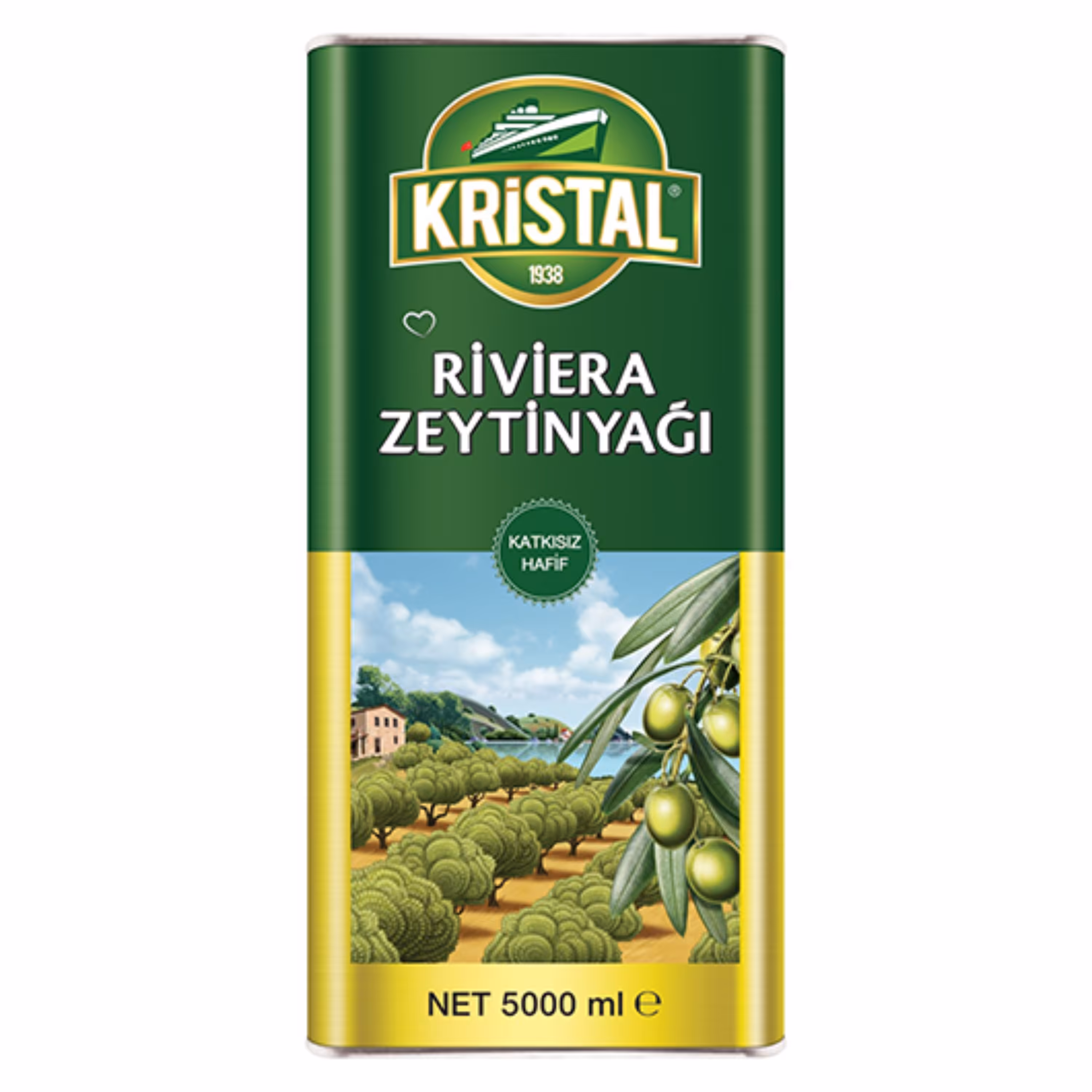 روغن زیتون کریستال ترکیه 5 لیتری