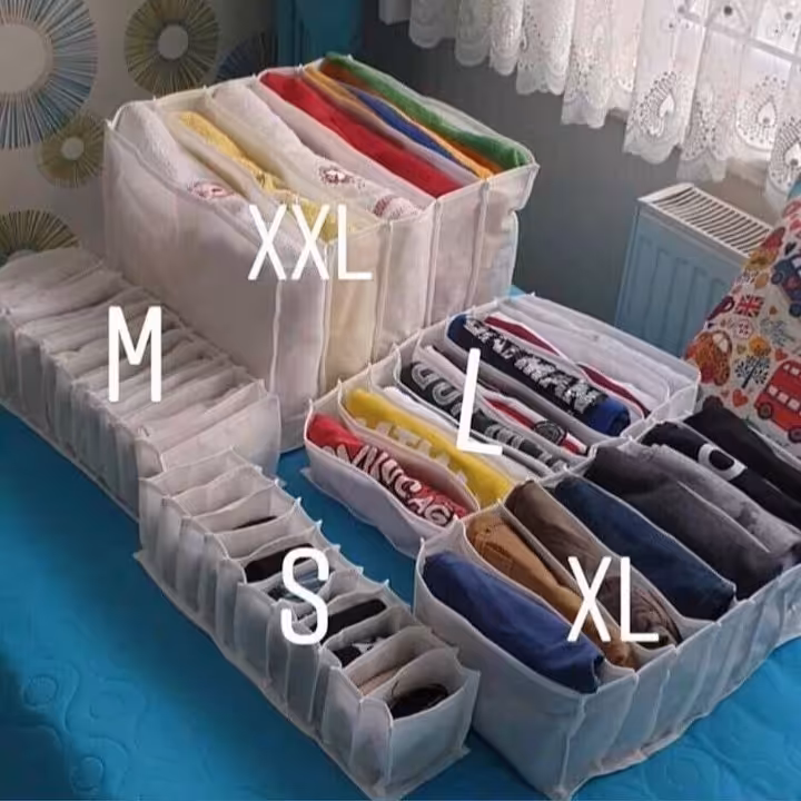 ارگانایزر یا باکس نظم دهنده کشو پارچه ای درسایزM.S.XL