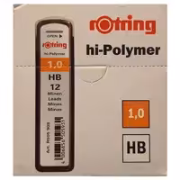 خرید نوک اتود 1.0 روترینگ مدل Rotring Hi Polymer بسته 10 عددی