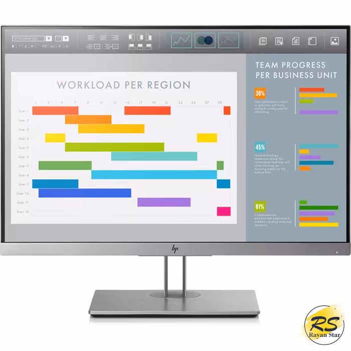 مانیتور اچ پی 24 اینچ فریم لس HP E243i