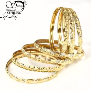 النگو نقره چند ضلعی طرح طلا کد20