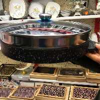 تابه گریل برند ویستا سایز 32 چدن بسیار مرغوب 