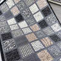 فرش مدرن شادلین سایز  1  در  1.5  کد 32035 طوسی 320 شانه 1300 تراکم