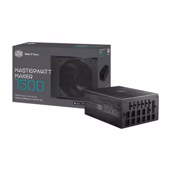 خرید منبع تغذیه Power COOLER MASTER MASTERWATT MAKER 1500 PLUS با بهترین قیمت