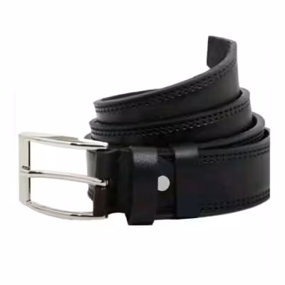 کمربند چرم صنعتی با کیفیت عالی و دور دوخت رابر