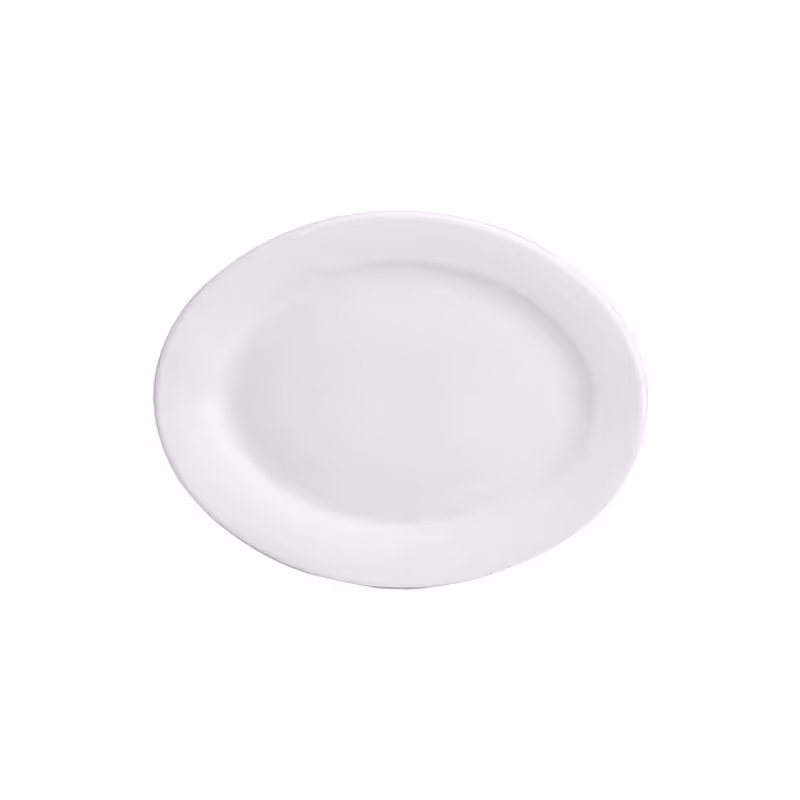 دیس بیضی چینی زرین سفید (سایز 32)