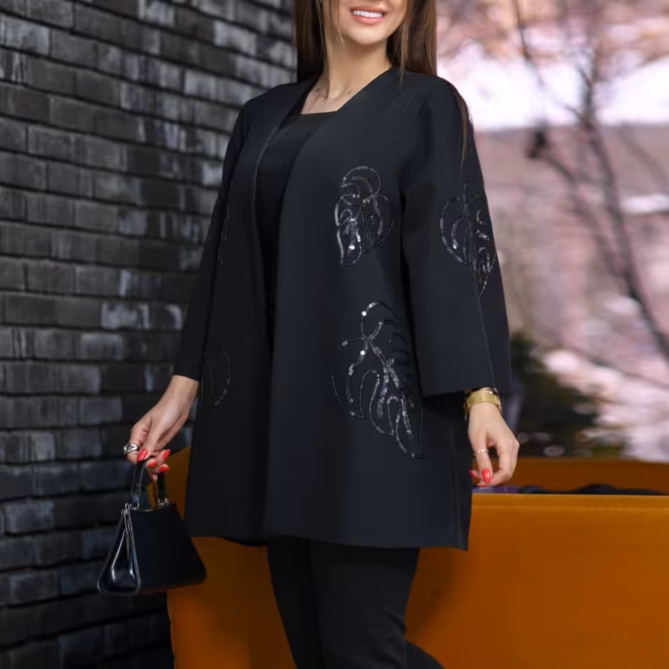 مانتو جنس کرپ مازاراتی سایز فری 36 تا 52