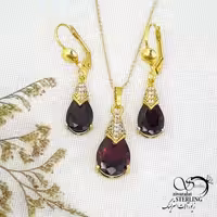 نیمست طرح طلا طرح یاقوت سرخ کد 14569