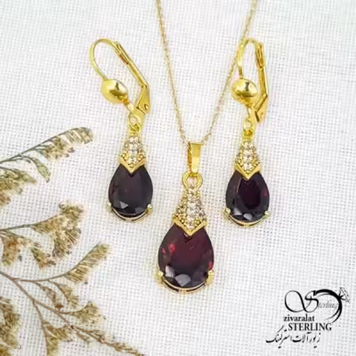 نیمست طرح طلا طرح یاقوت سرخ کد 14569