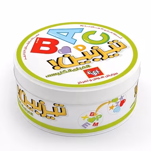 بازی فکری تیزبین الفبای انگلیسی/2_6 نفره/ رده سنی +3 سال/ بازیتا