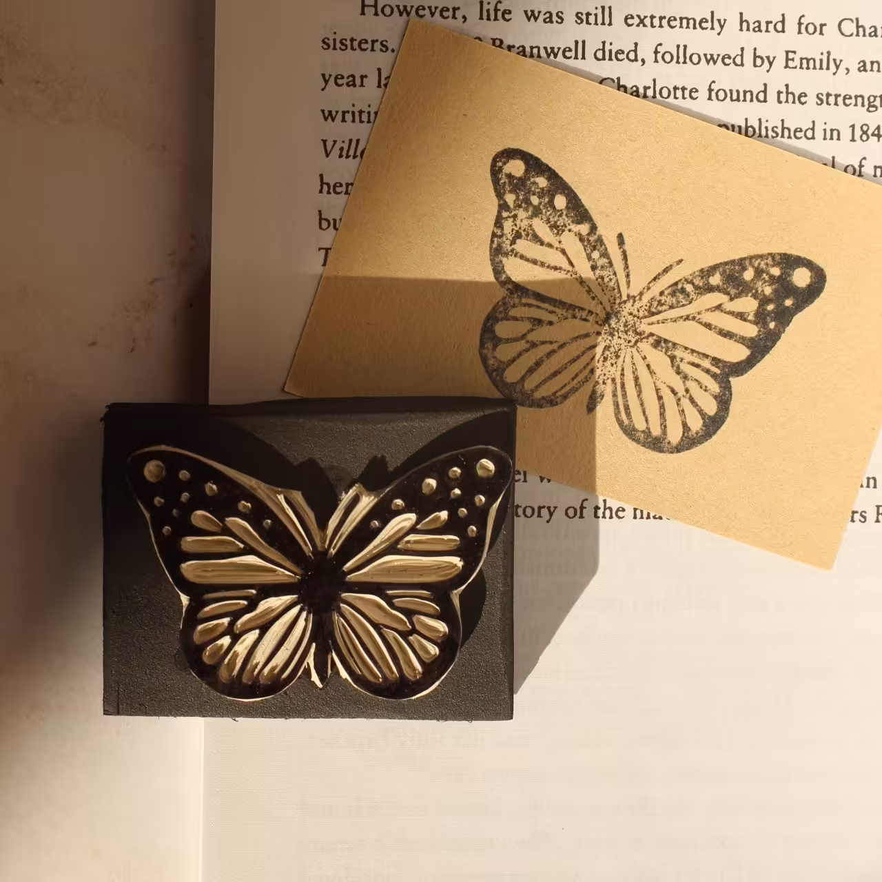 مهر دستساز طرح پروانه