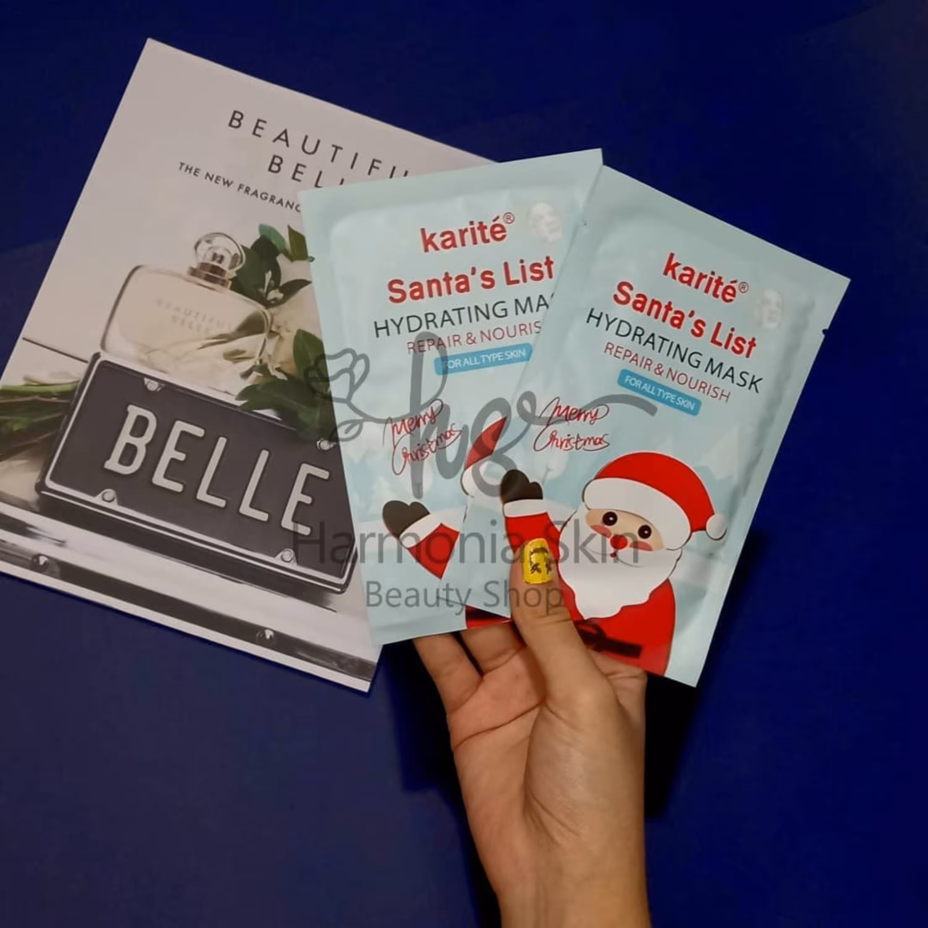 ماسک ورقه ای کریسمسی بابانوئل کاریته