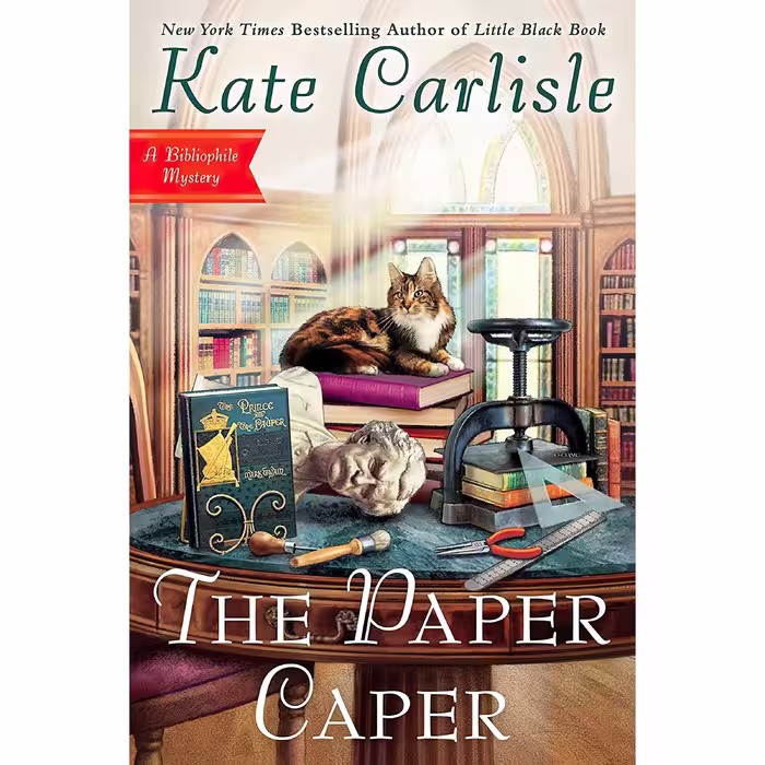 کتاب زبان اصلی The Paper Caper Bibliophile Mystery اثر Kate Carlisle