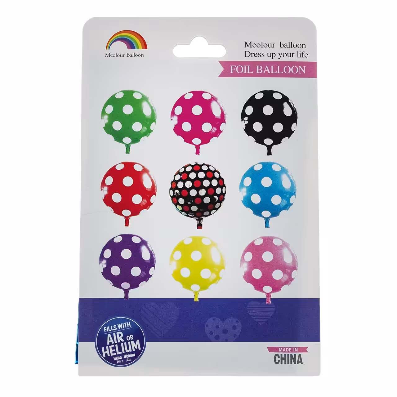 بادکنک فویلی مدل Colorful 331