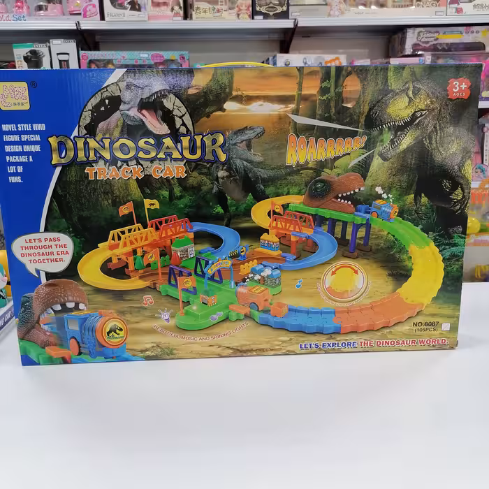 قطار ریلی سبک پارک ژوراسیک باتری خور