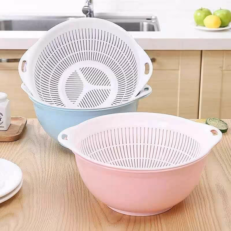 ست آبکش و لگن در دو رنگ زیبا و جذاب