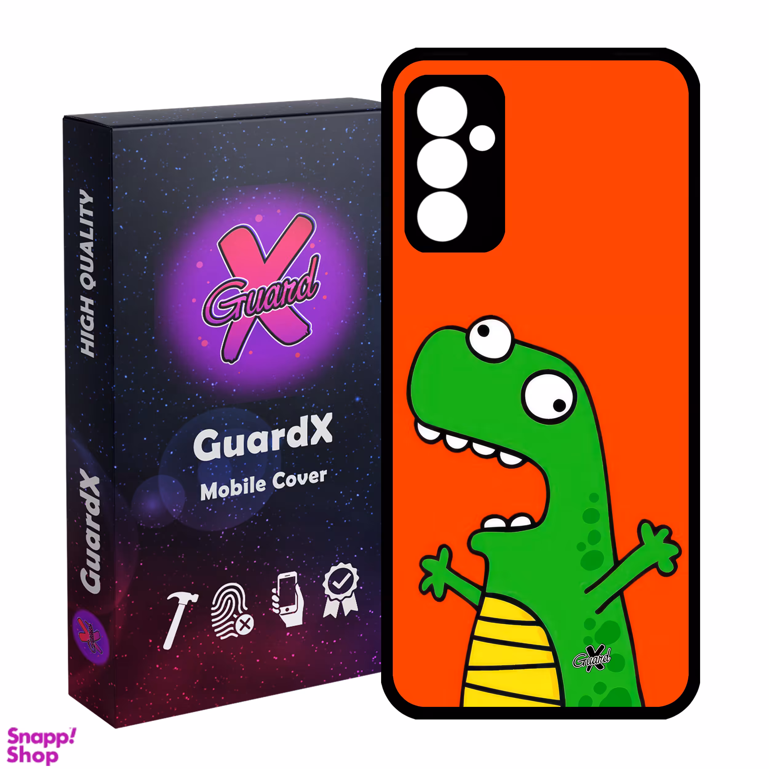 کاور گارد ایکس طرح دایناسور مدل Glass10649 مناسب برای گوشی موبایل سامسونگ Galaxy A54 / A54 5G