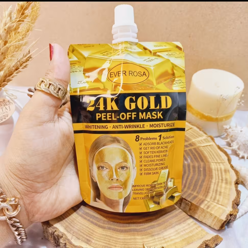 ماسک صورت گلد 24 k ساندیسی 