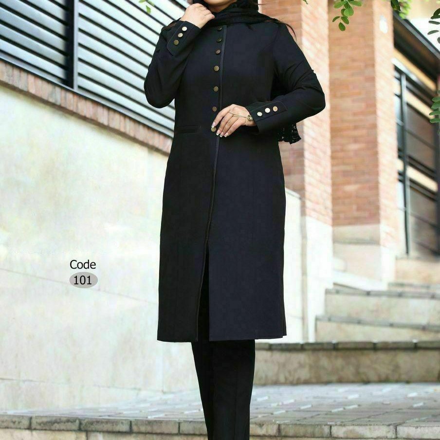 مانتو و شلوار اداری، فیونا درجه یک، تا سایز 54 موجوده ،مشکی و سورمه ای