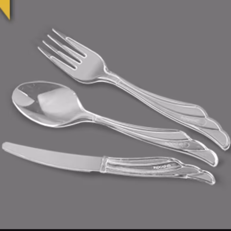 چنگال یکبارمصرف 24 عددی جنس پلاستیکی اعلاء