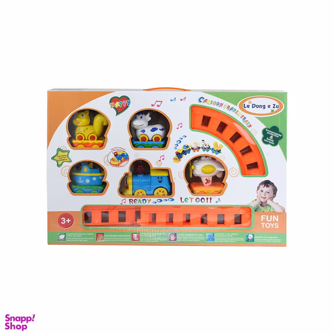 اسباب بازی اسپادان تویز مدل قطار حیوانات