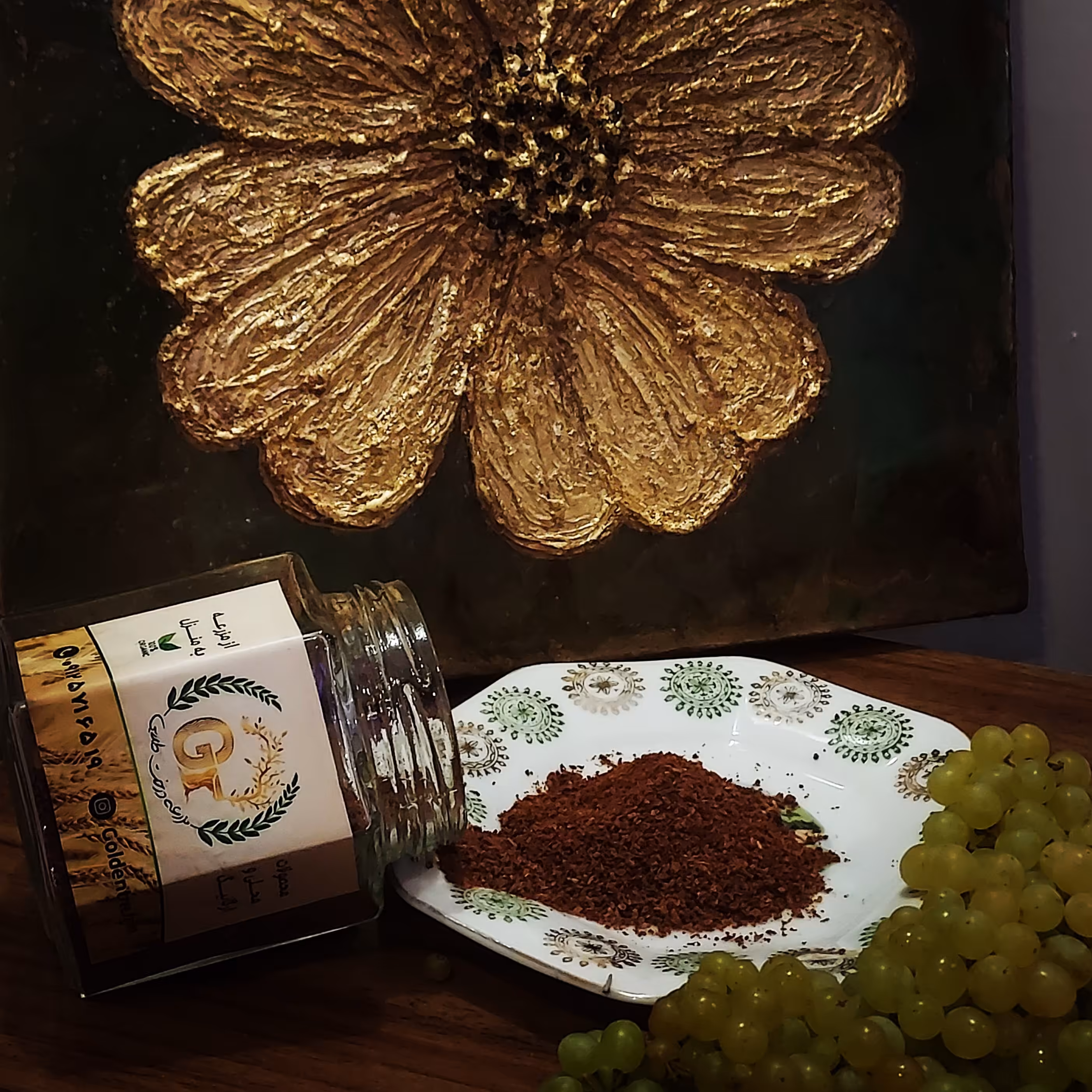 گرد غوره امسالی خالص و ترش بدون گسی شیشه 150 گرمی