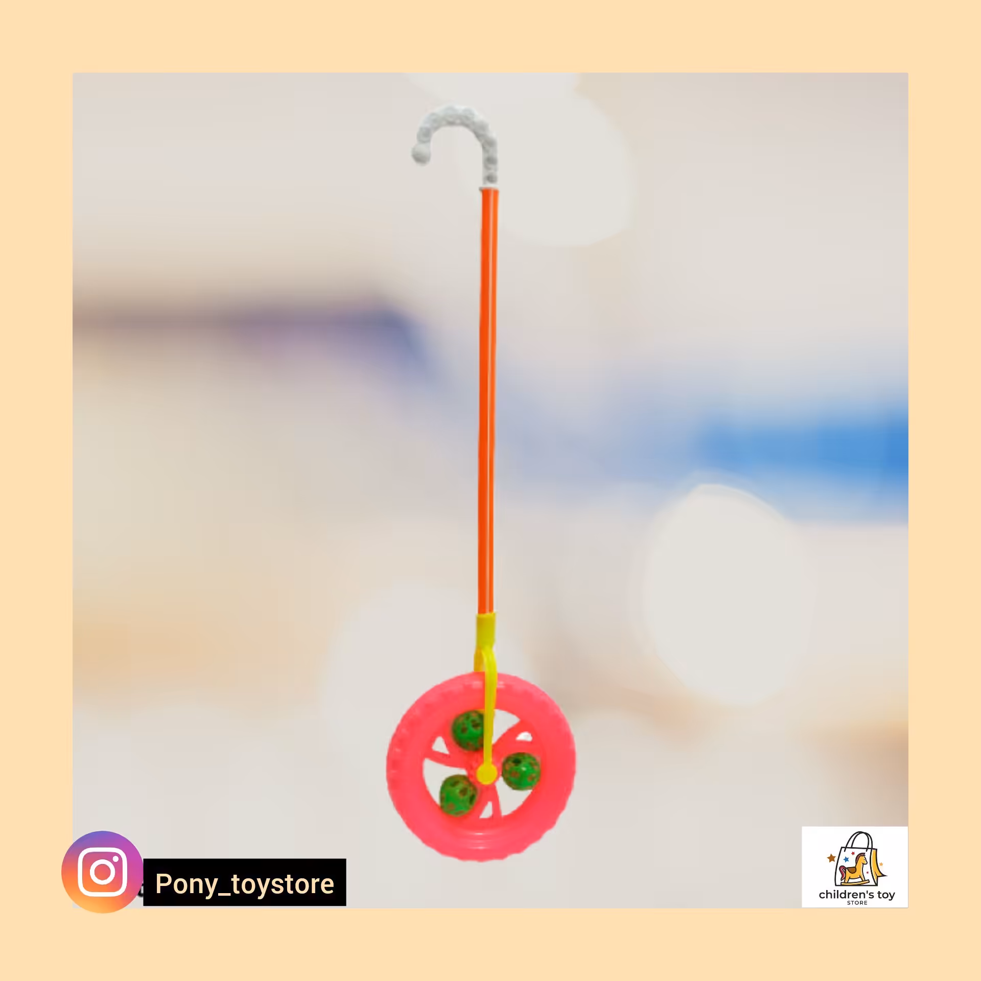 اسباب بازی چرخ عصایی کودک