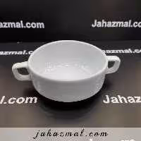 کاسه سوپ دسته دار 12 هتلی چینی تقدیس