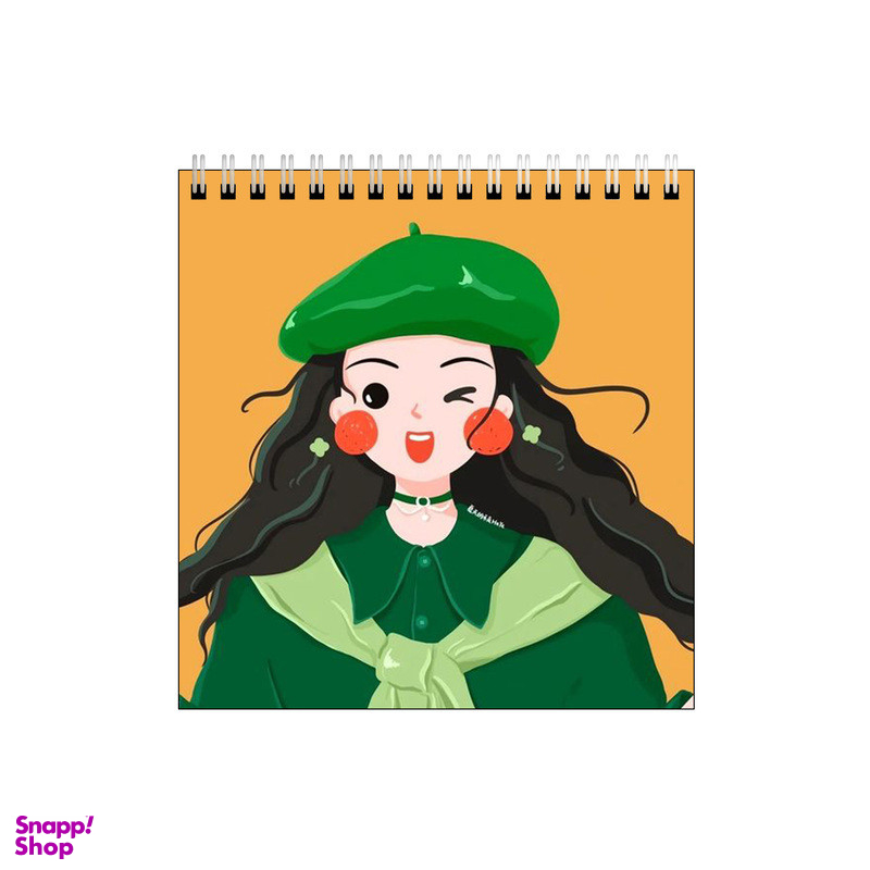 دفتر طراحی طرح دختر لپ قرمزی کد 3072677