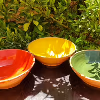 ست 3تایی کاسه سفالی