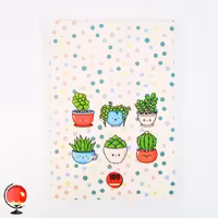 دفتر مشق 100 برگ طرح کاکتوس آپادانا