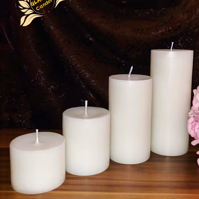 شمع استوانه ست چهارتایی