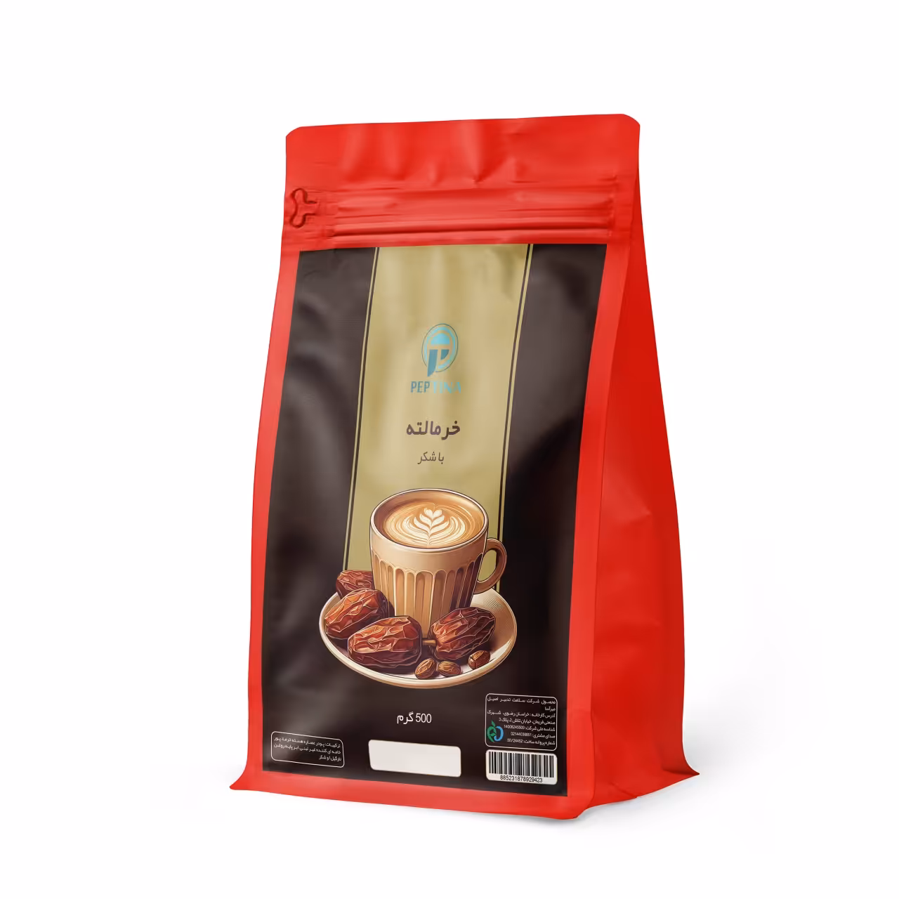 خرما لته با شکر کلاسیک پپتینا 500 گرم