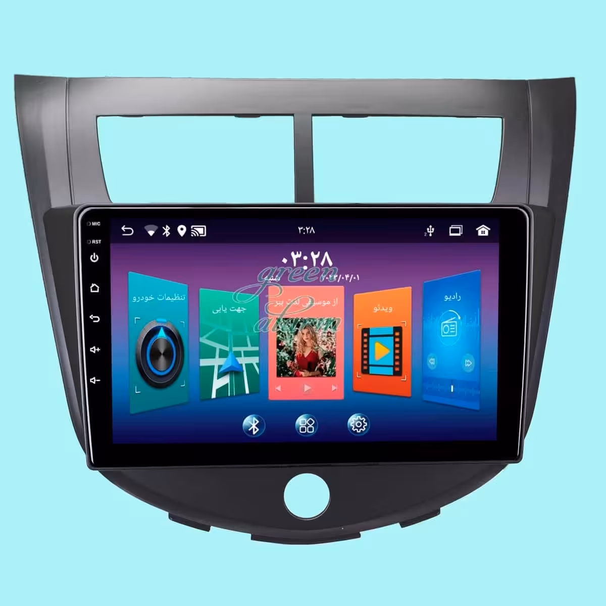 مانیتور خودرو جک - مولتی مدیا مدلAC8227 مناسب برای خودرو جک مدل j4