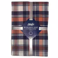 دستمال آشپزخانه برق لامع طرح چهارخانه مجموعه سه عددی