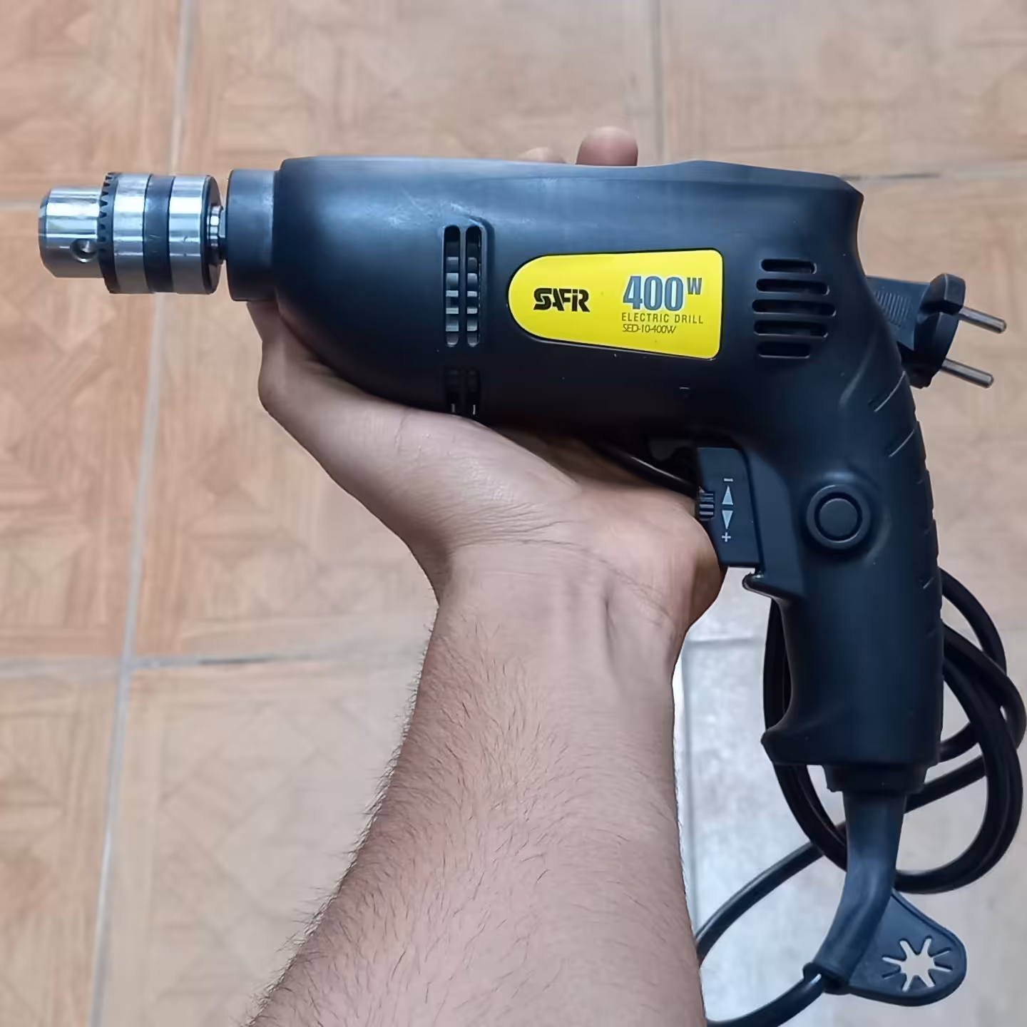 دریل 400وات 10میلی متر برند سفیر(ارزان و با کیفیت)گارانتی9ماهه برند سفیر 