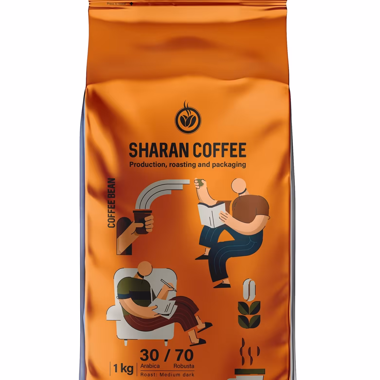 دانه قهوه میکس ایگل شاران یک کیلوگرمی