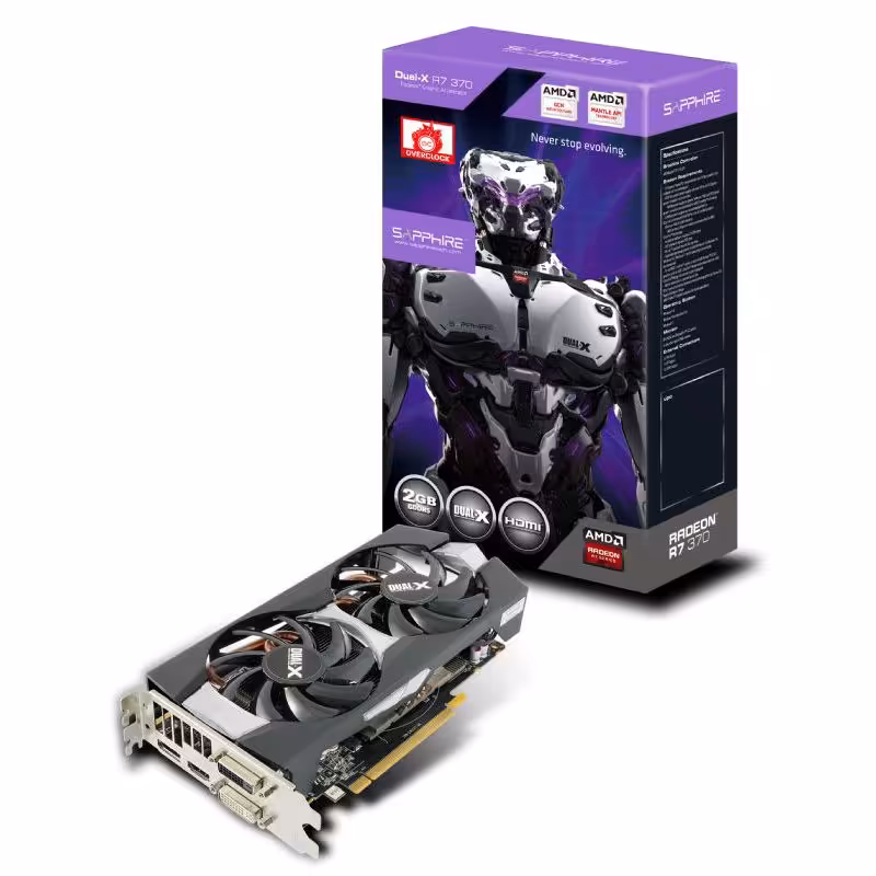 کارت گرافیک سافایر مدل آر سون 370 با ظرفیت 2 گیگابایت