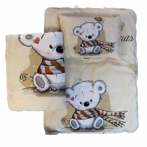 ست لحاف تشک دم دستیnini kalaطرح خرس