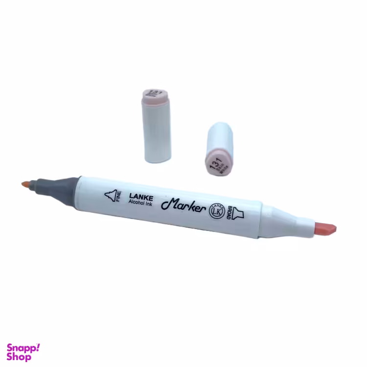 ماژیک راندو دو سر لانک رنگ Skin White کد 131