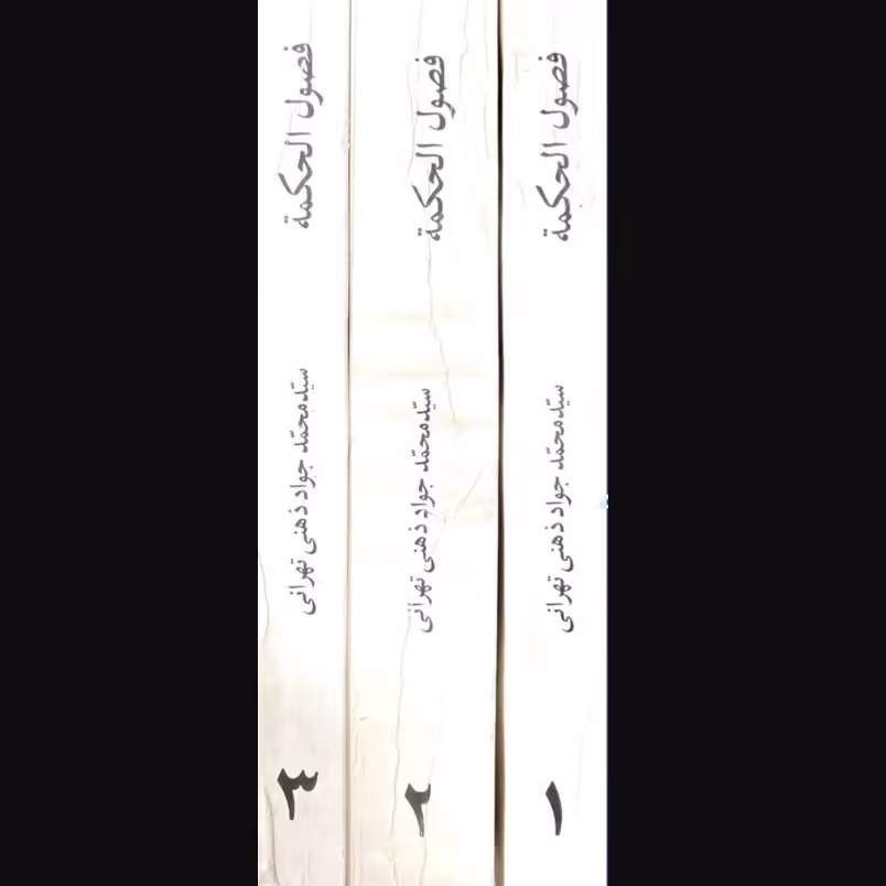 کتاب فصول الحکمه دوره 3 جلدی شرح فارسی بر منظومه مبحث الهیات (سید محمدجواد ذهنی)