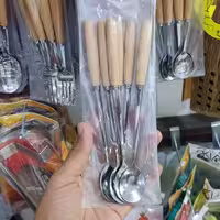 قاشق شربت دسته بامبو