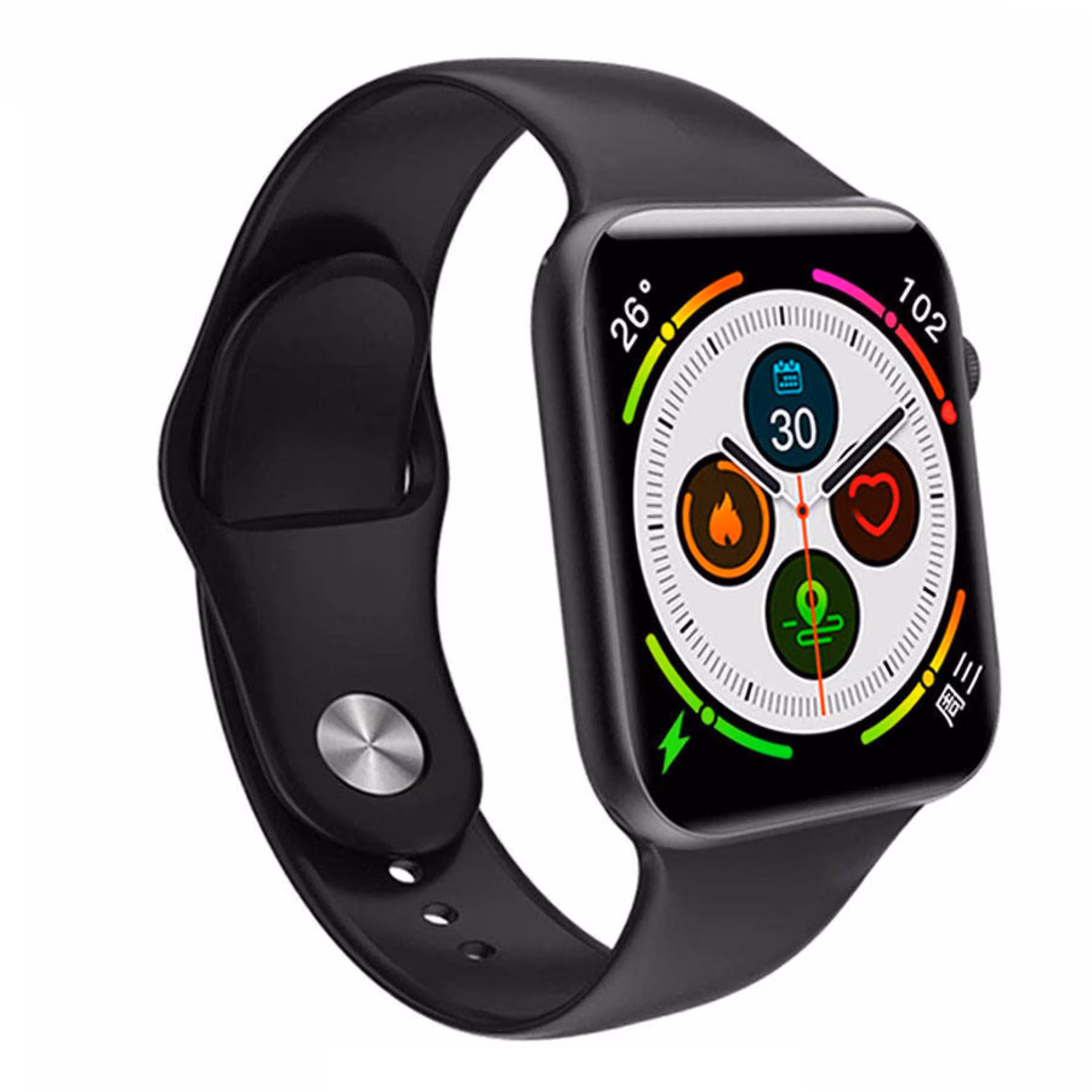 ساعت هوشمند w6 سایز 44 میلی متری وایرلس شارژ با 7 روز ضمانت